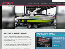 Tablet Screenshot of airportmarine.com